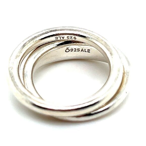 Pandora 925 Concave & Band Ring Set - Picture 6 of 11